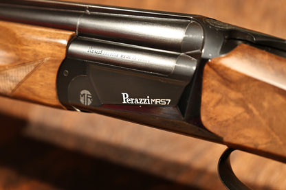 close up of Perazzi MR57 Sporting side view for sale at Berg's Outdoors
